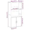 VidaXL 860422 living room bookcase 860422 Photo 10