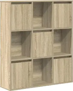 Стеллаж VidaXL модель 860402 с отделкой Sonoma Oak, из древесного материала