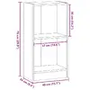 VidaXL 857770 living room bookcase 857770 Photo 9