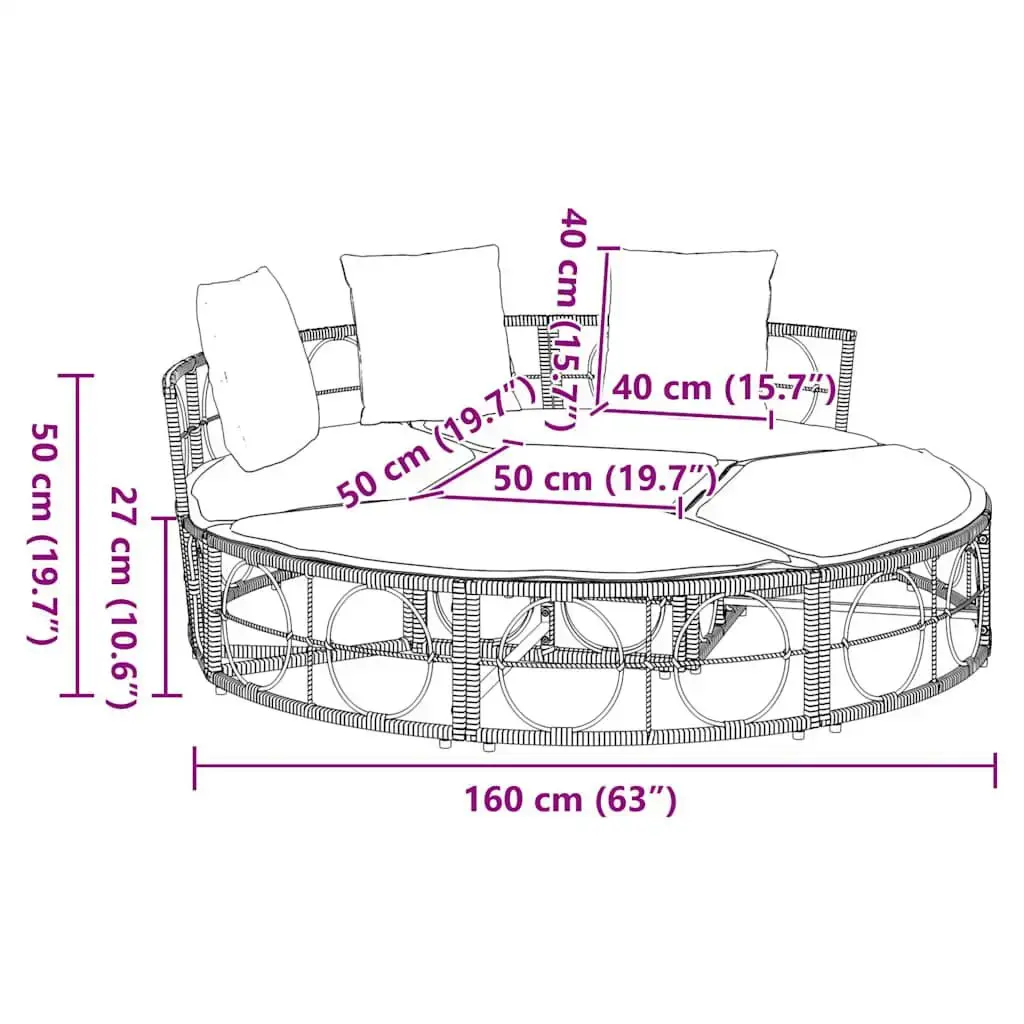 VidaXL 4108237 outdoor bed 4108237 Photo 11
