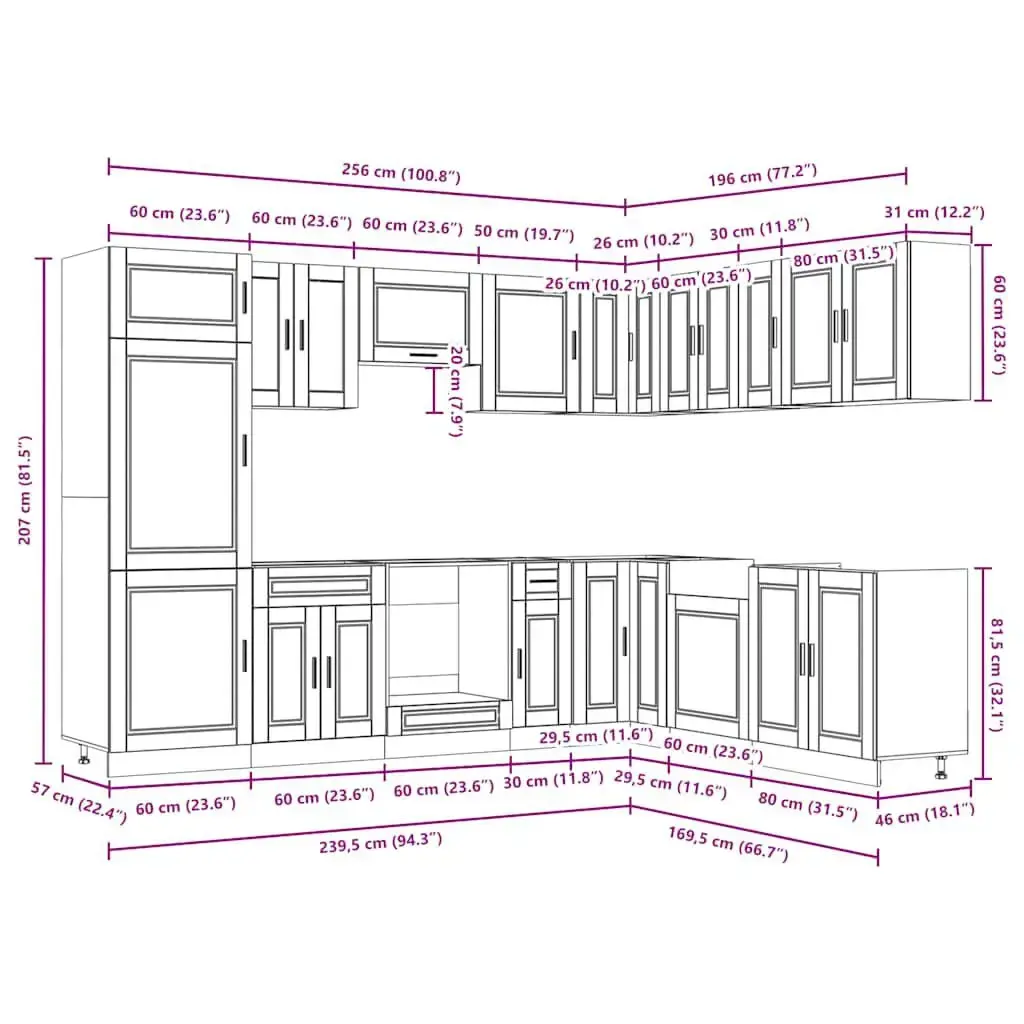 VidaXL 3314995 kitchen/dining storage cabinet 3314995 Photo 8