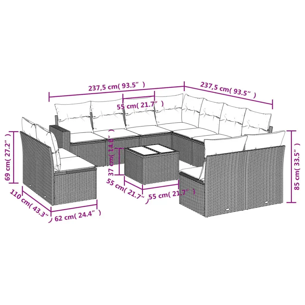 VidaXL 3219133 outdoor furniture set 3219133 Photo 3