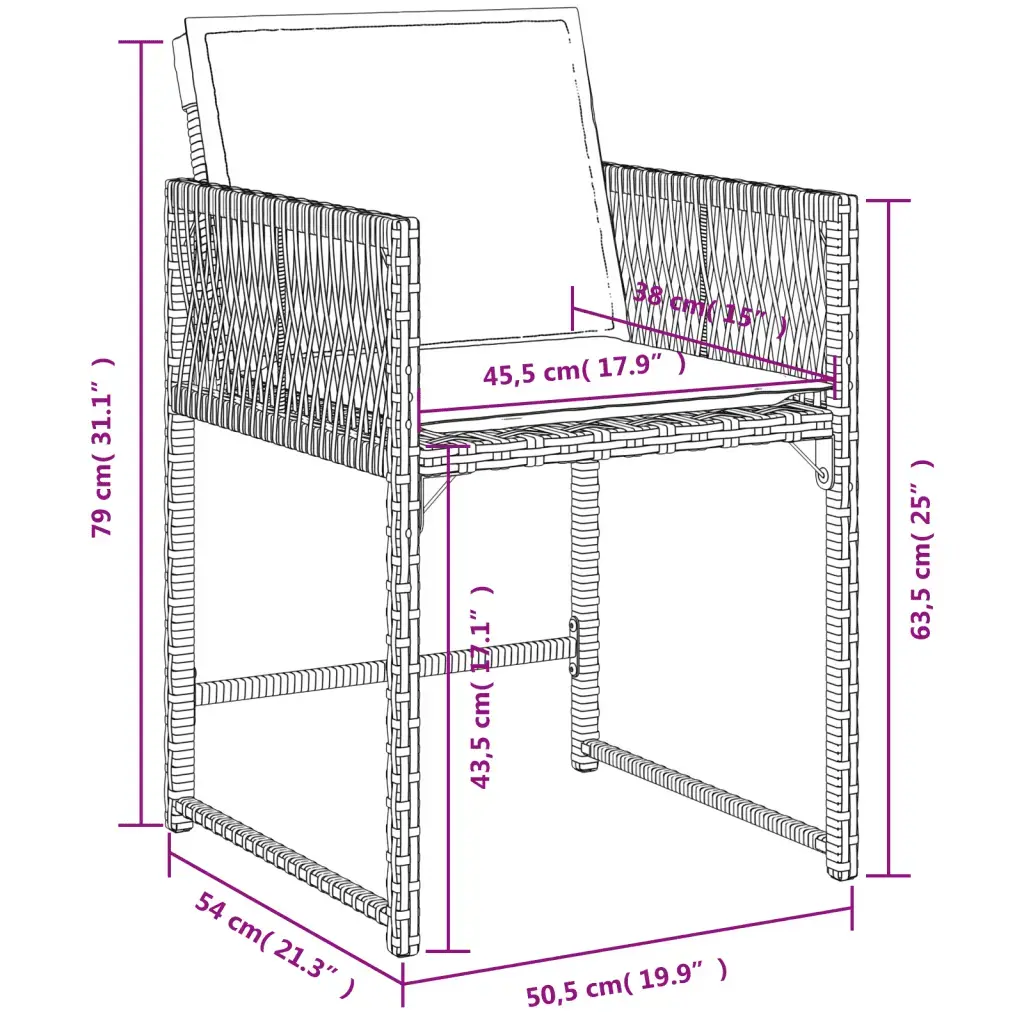 VidaXL 3211563 outdoor furniture set 3211563 Photo 12