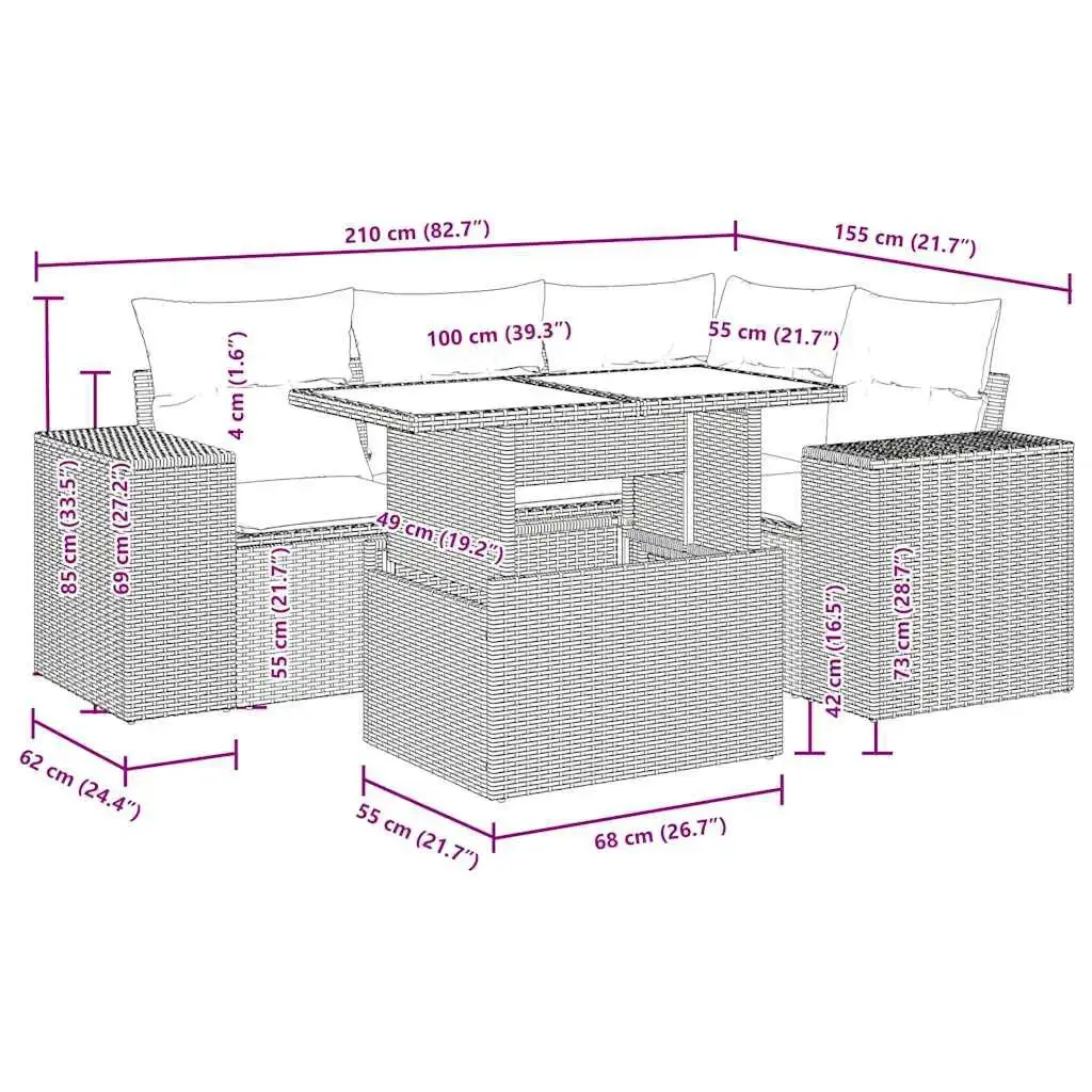 VidaXL 3326794 outdoor furniture set 3326794 Photo 14