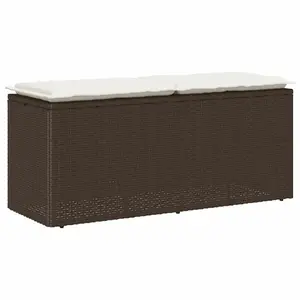 VidaXL 4104146 уличная скамейка Ротанг, Стальной