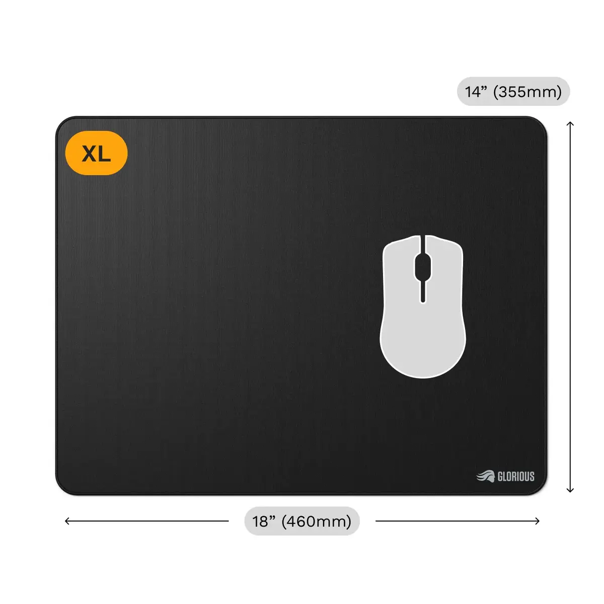 Glorious Gaming GLO-MP2-CLTH-STC-XL-BLK mouse pad GLO-MP2-CLTH-STC-XL-BLK Photo 10