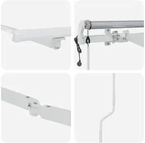 Каркас маркизы VidaXL Lumarko 500 × 350 см Белый Алюминий