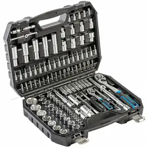 Tool kit HOGERT HT1R232 — 112-piece CrV set with 72-tooth ratchet