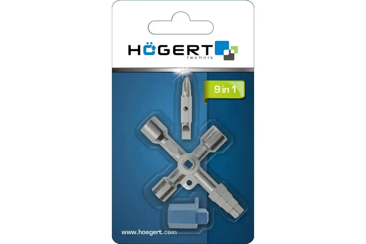 Ключ HOGERT HT1W761 для шкафов Photo 3