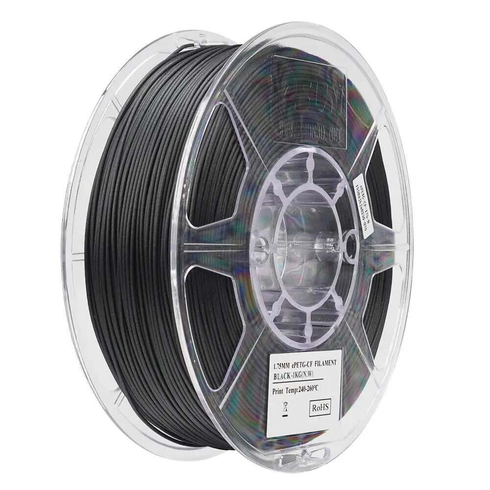 ESun PETG-CF 3D drukas pavediens 1