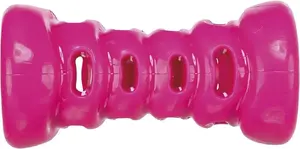 Dog toy bone Trixie Soft & Strong, TPR chew toy, pink, 12.5 cm
