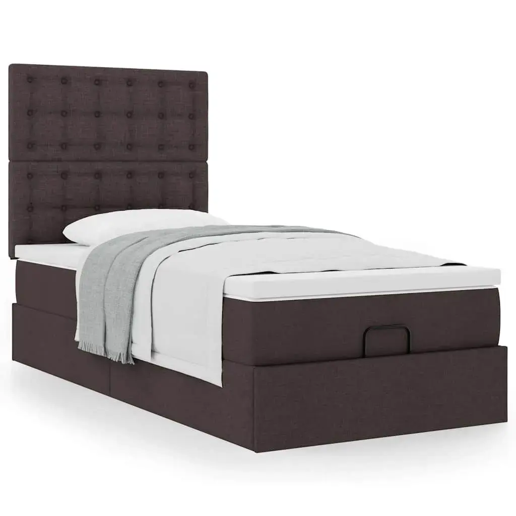Кровать VidaXL 3313295, односпальная 90x200 см Photo 4