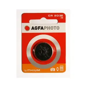 Single-use lithium button battery AgfaPhoto CR2032, 210 mAh, model 70116