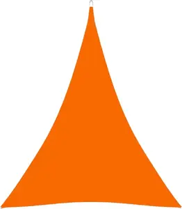 Garden Shade Sail Triangle VidaXL, Oxford Fabric, 4 x 5 x 5 m, Orange