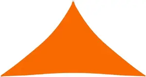 Trijstūra saules nojume VidaXL 3 x 3 x 4,24 m Oxford audums oranžs
