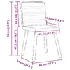 VidaXL dining/restaurant chair 3315516 Photo 9