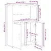 Bookcase VidaXL 860409 Photo 10