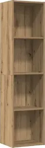Shelf / TV Cabinet VidaXL model 855813 in Oak Artisan finish — multifunctional storage for books and media