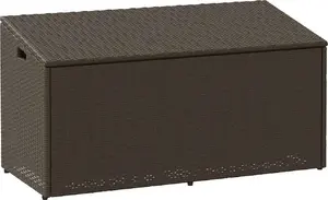 Storage Chest VidaXL brown outdoor storage box 110x50x58 cm