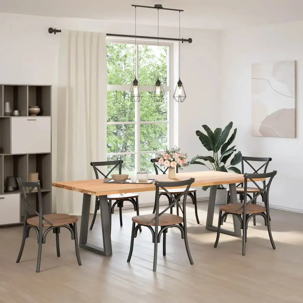 VidaXL table legs 4012582 metal anthracite Photo 2