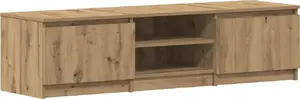 ТВ-тумба VidaXL Artisan Oak — клееная древесина, модель 861139 для аудио‑видео техники