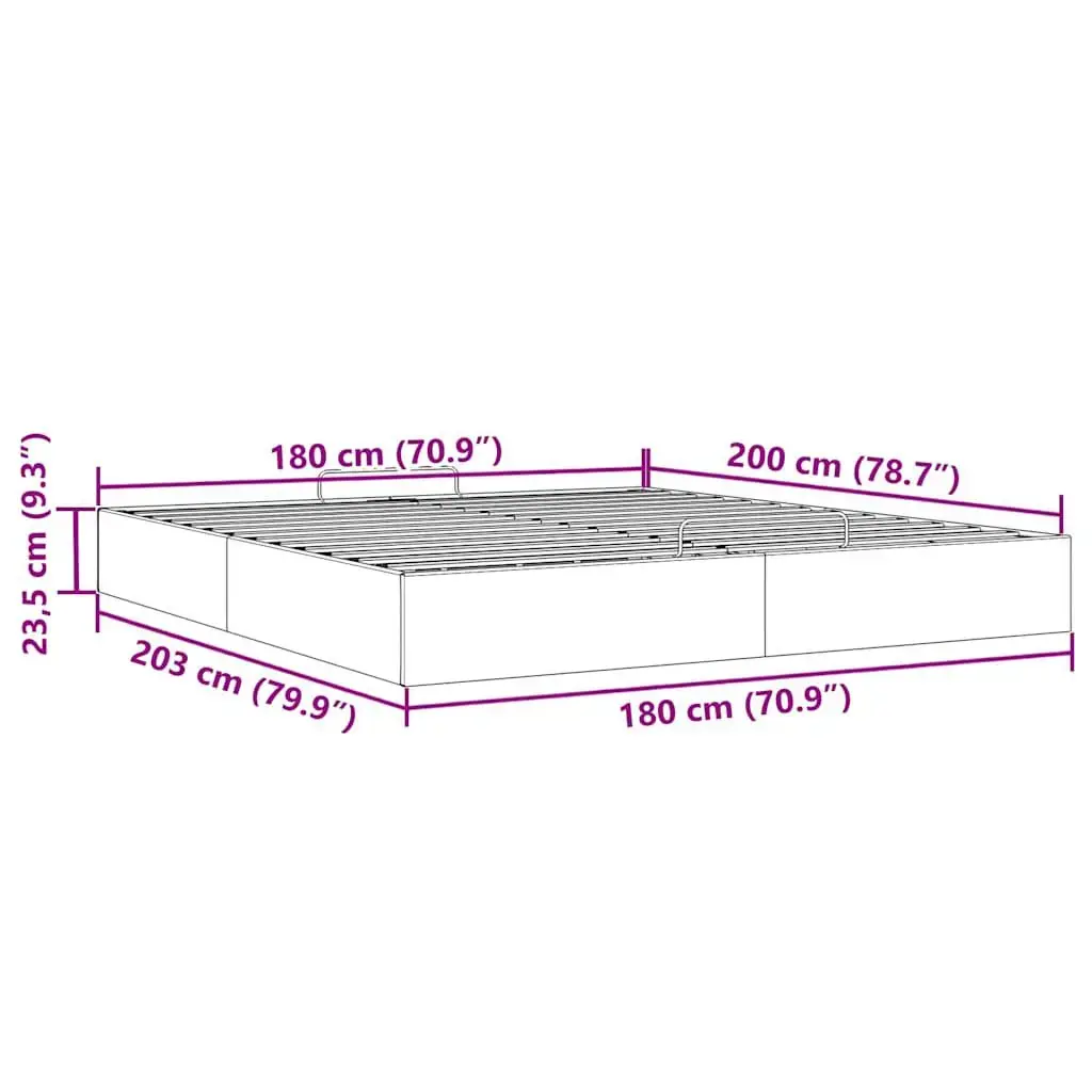 Bed frame VidaXL 3310982 Photo 13