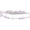 Bed frame VidaXL 3310962 140x190 cm Photo 12