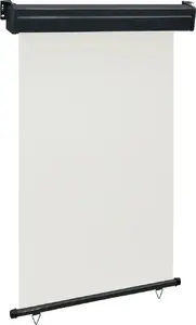 Боковая маркиза для балкона VidaXL 120 x 250 см кремовая