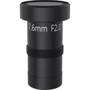Lens for AXIS security camera 03137-001 — 7.6 mm focal length, F2.0, 58.5° horizontal view, black (4 pcs)