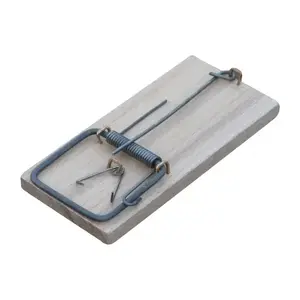 Wooden Mouse Trap 3389 – Classic snap-style rodent trap, reusable wooden construction