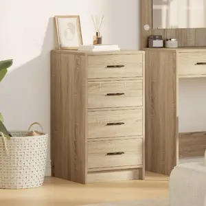 Комод VidaXL Sonoma oak модель 865057 современный шкаф для хранения