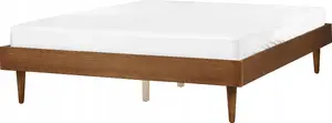 Деревянная кровать Beliani TOUCY 160 x 200 см, светлый тон