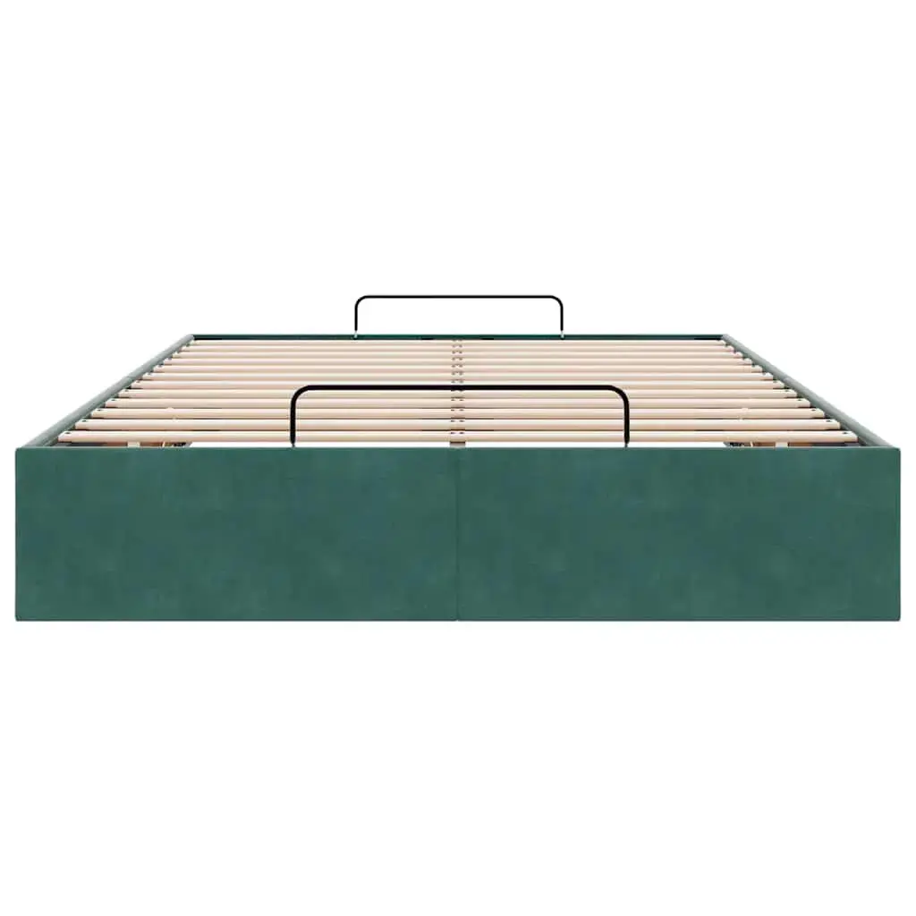 VidaXL bed frame 3310952 — 120x193 cm, green Photo 6