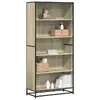 Книжный шкаф VidaXL 3300856 — 5 полок, дуб, металл Photo 2