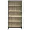 Книжный шкаф VidaXL 3300856 — 5 полок, дуб, металл Photo 4