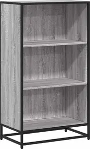 Книжный стеллаж VidaXL 849117 в отделке серый дуб Сонома, 60x35x107,5 см