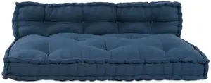Dekoratīvā spilvena VidaXL modelis 4019096 indigo kokvilna vidēja
