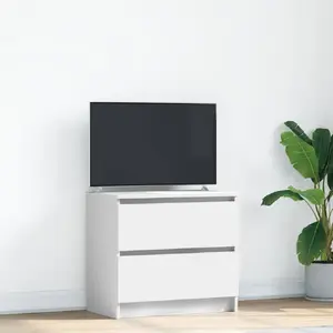ТВ-тумба VidaXL модель 861778 белая клееное дерево 60x35x54 см