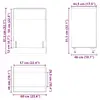 VidaXL kitchen/dining storage cabinet 3315043 Photo 10