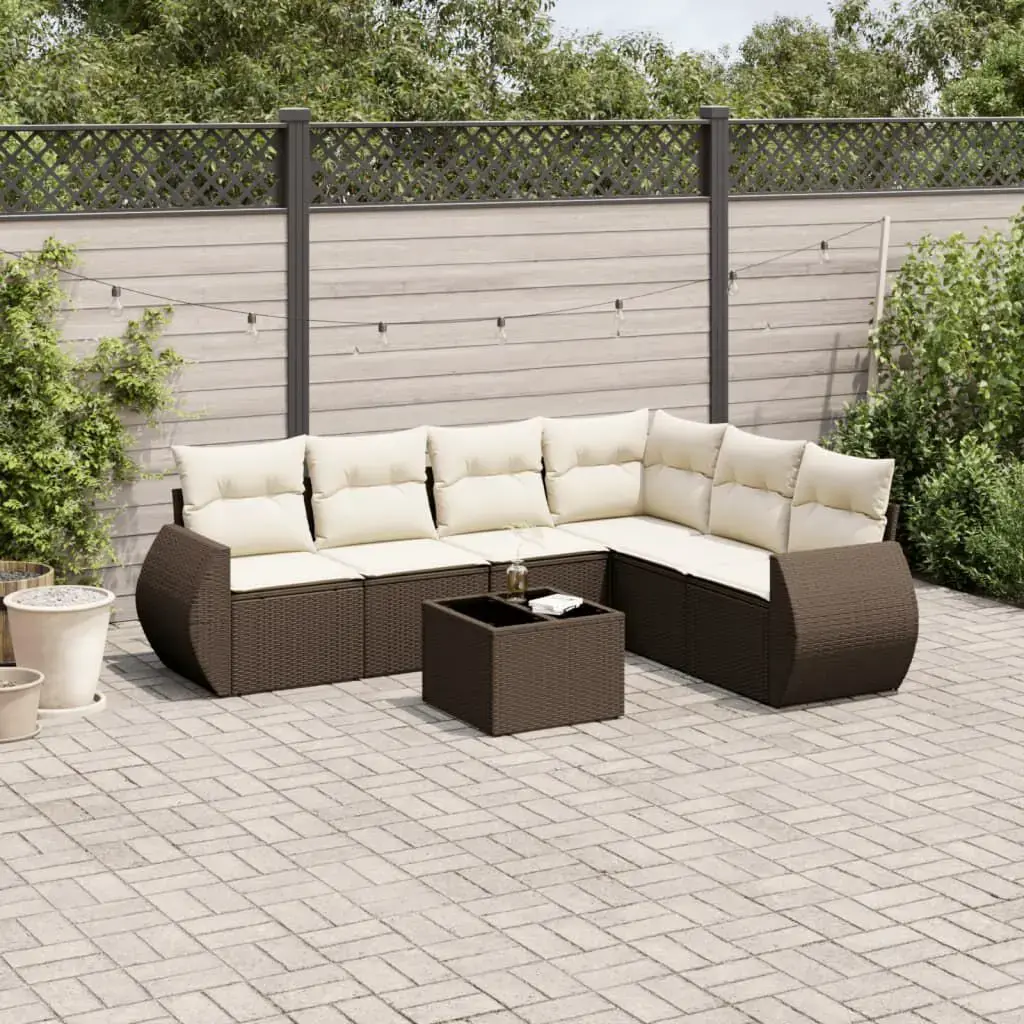 VidaXL 3253760 — 7‑предм. набор уличной мебели Photo 2