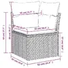 VidaXL 3326614 — 9‑предметный набор уличной мебели Photo 16