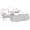 VidaXL уличный набор 3326584 — 7 предметов Photo 12