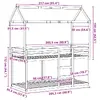 Каркас кровати VidaXL 3282116 для 90x200 см Photo 12