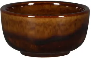 Bļodiņa Step into Design STONE 8 cm 100 ml dzintara – keramikas servēšanas trauks