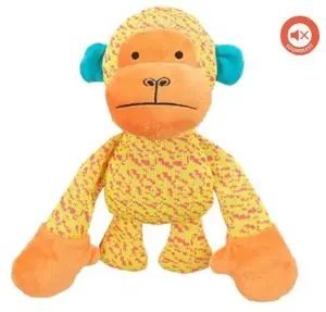 Plush dog toy Trixie Małpa 27 cm — yellow monkey chew and cuddle toy