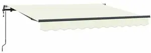 Retractable Awning VidaXL 300 x 200 cm, cream fabric, model 3329486