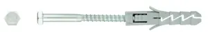 Rawlplug Expansion Plug FIX-14/100, 14mm Diameter with 10.0x100mm Hexagonal Screw, 25 Pieces