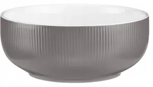 Verlo METRO bowl Ø25.5 cm, white-gray, ceramic serving bowl