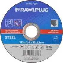 Rawlplug Corundum Cutting Discs for Steel 350mm, 10 pieces