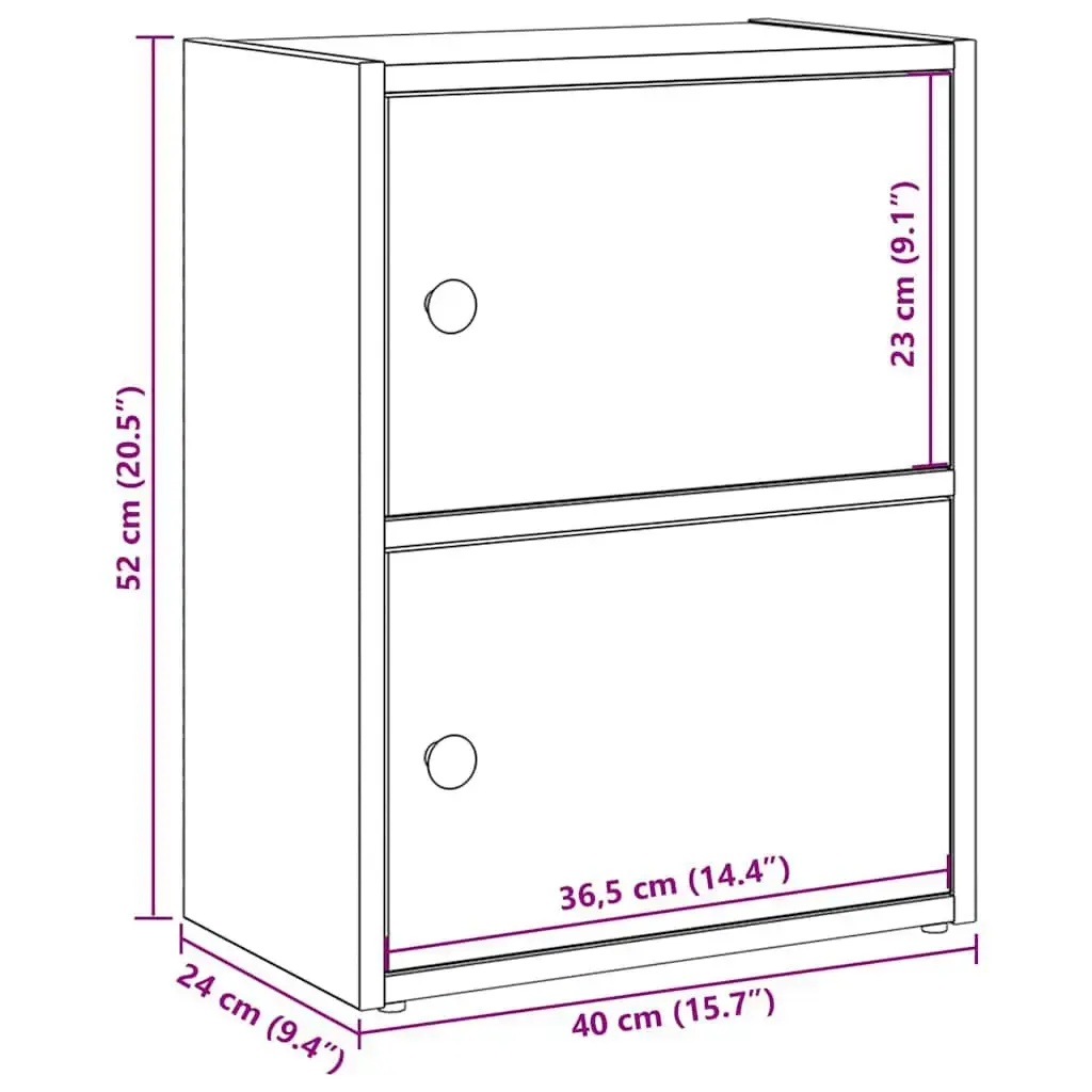 Bookcase VidaXL 860357 Photo 11